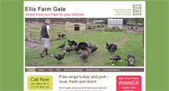Desktop Screenshot of ellisfarmgate.co.uk
